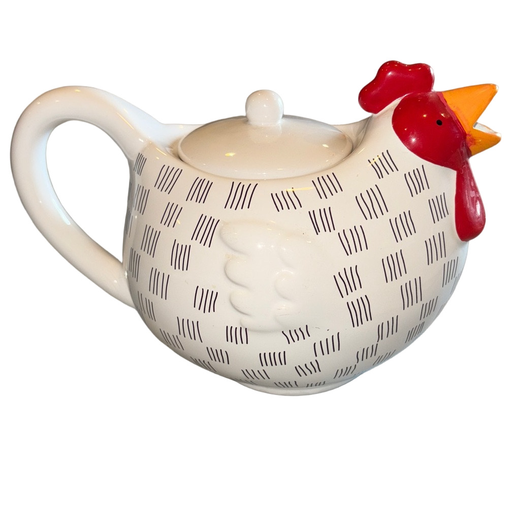 Blue Sky Vintage Ceramics Rooster Teapot - Picture 2 of 8